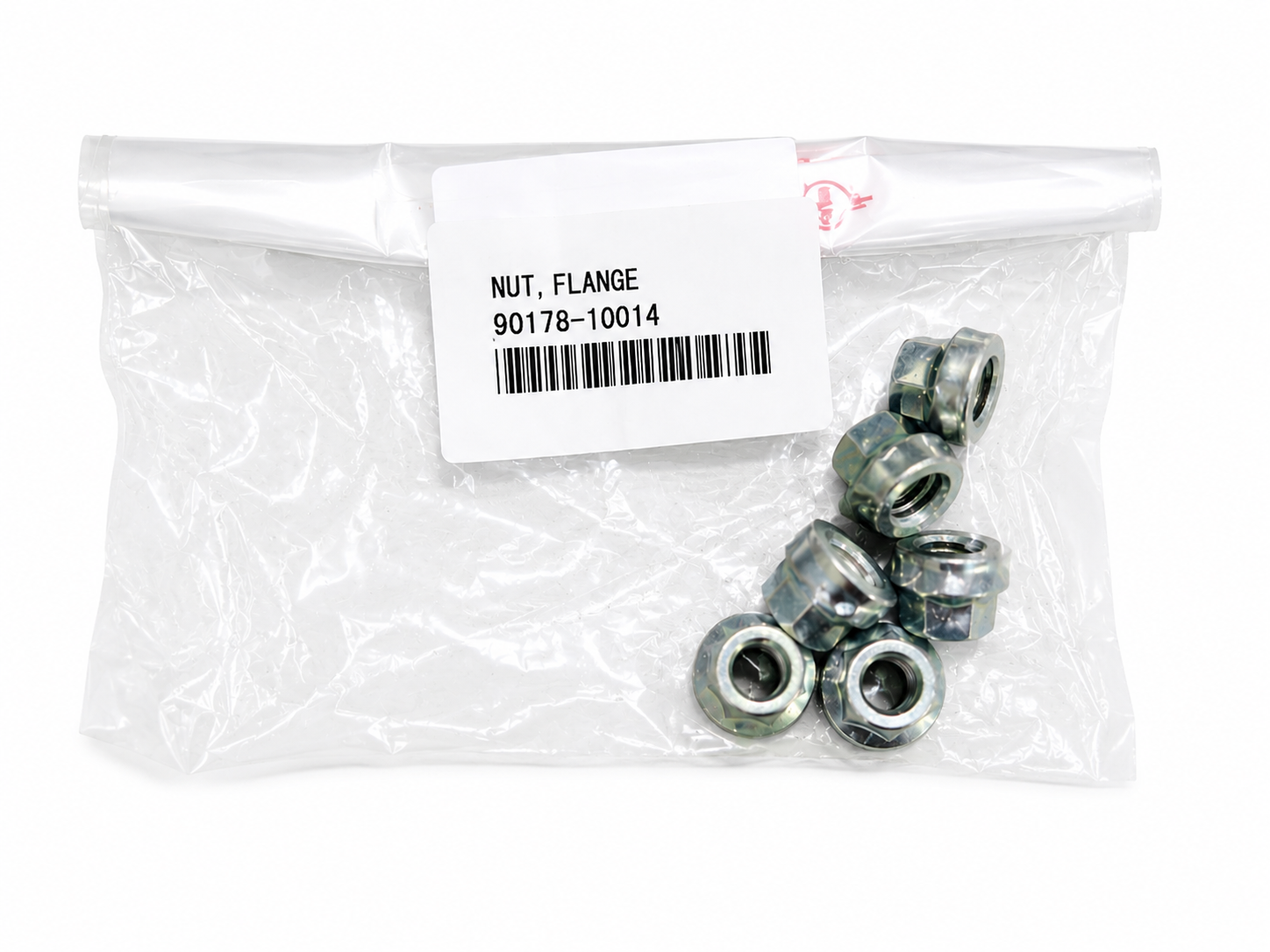 Écrou à collerette d’origine Toyota / Lexus référence 90178-10014  Toyota Nut Flange 90178-10014