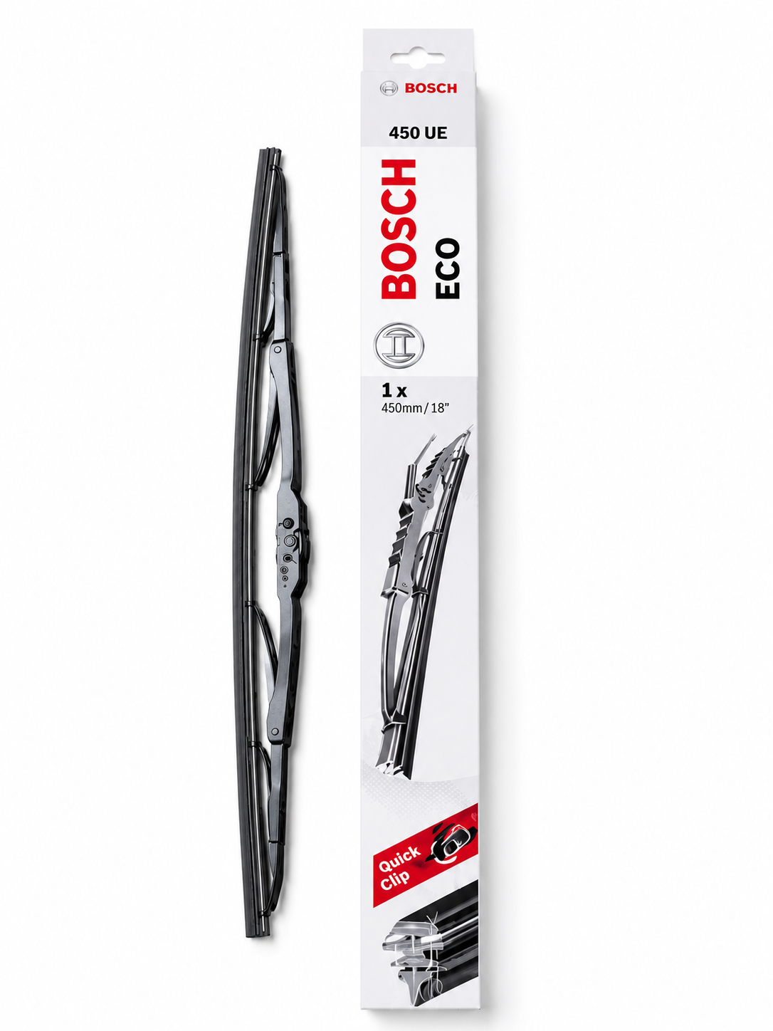 Bosch Balai d’Essuie-Glace Bosch ECO 450 UE – 450 mm / 18” Qualité Premium