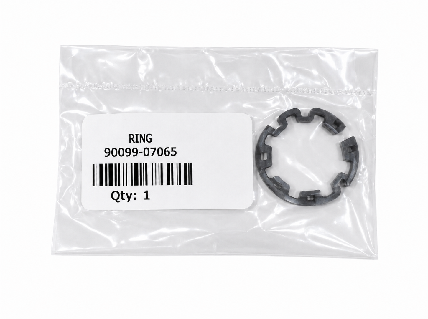 Anneau de fixation ou bague de retenue automobile référence 90099-07065