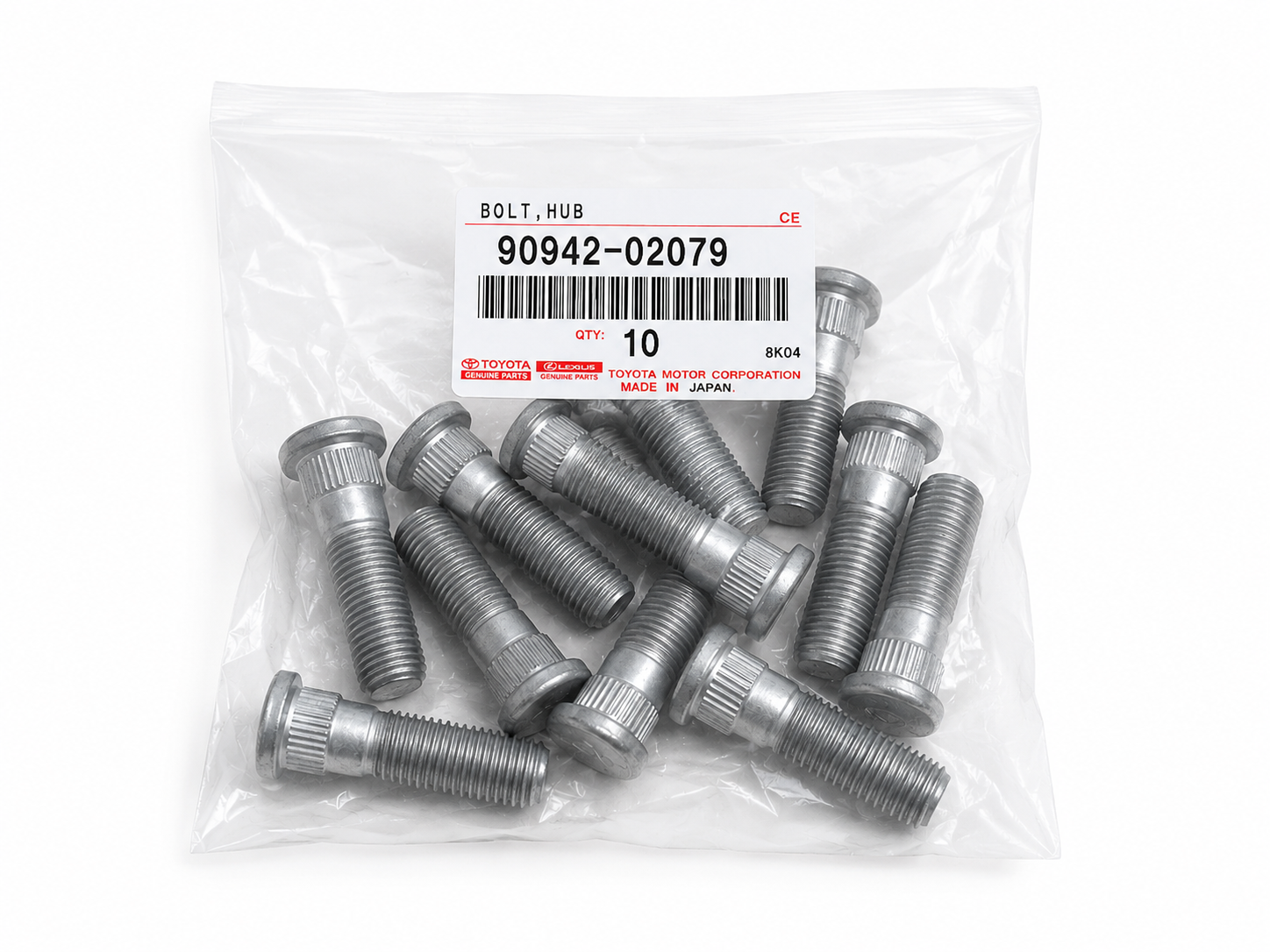 Boulons de Moyeu Toyota / Lexus d’Origine – Référence 90942-02079 (Lot de 10)