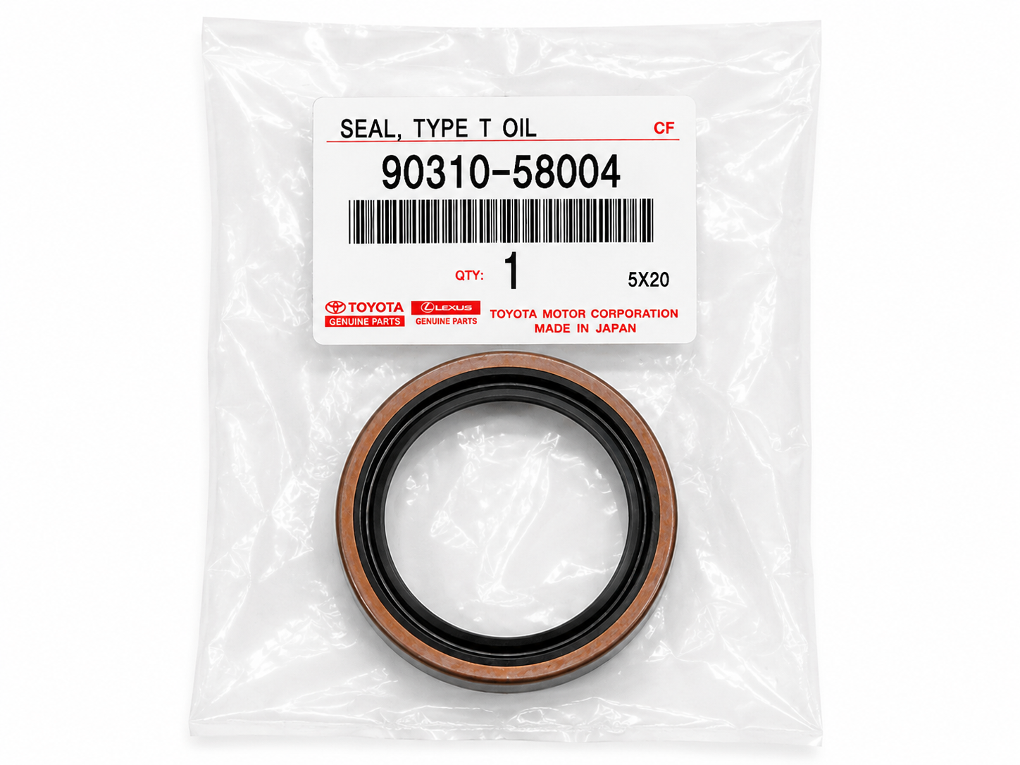 Joint SPI Toyota / Lexus 90310-58004 d’Origine – Joint d’Étanchéité Huile OEM
