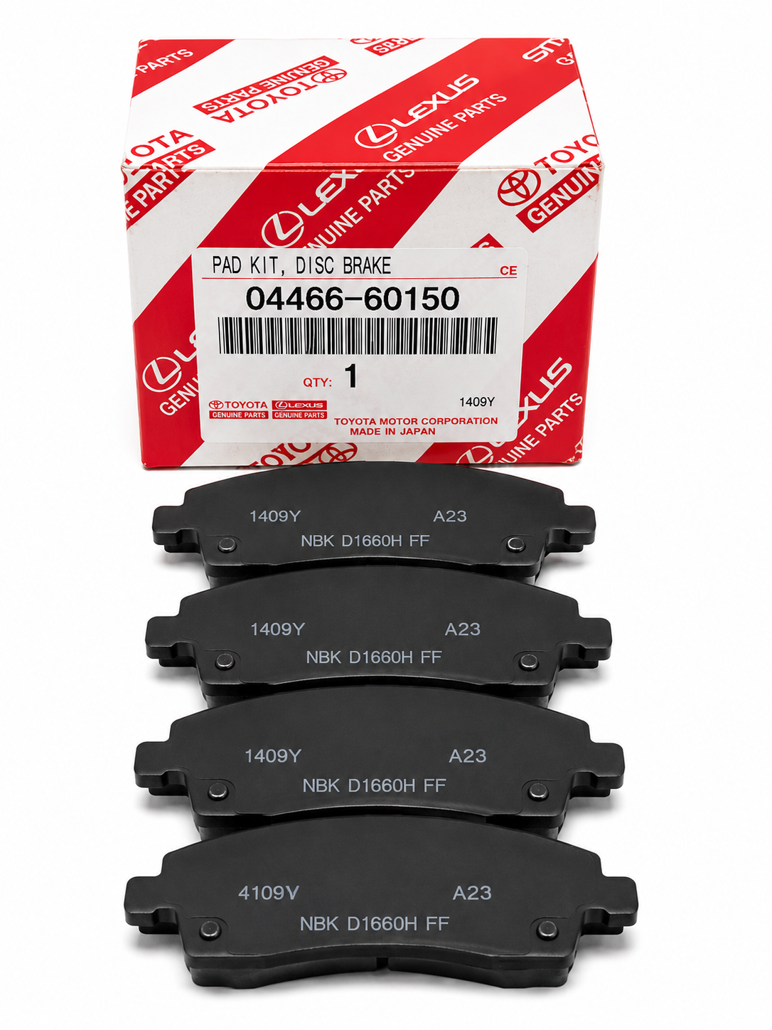 Plaquettes de Frein Toyota 04466-60150