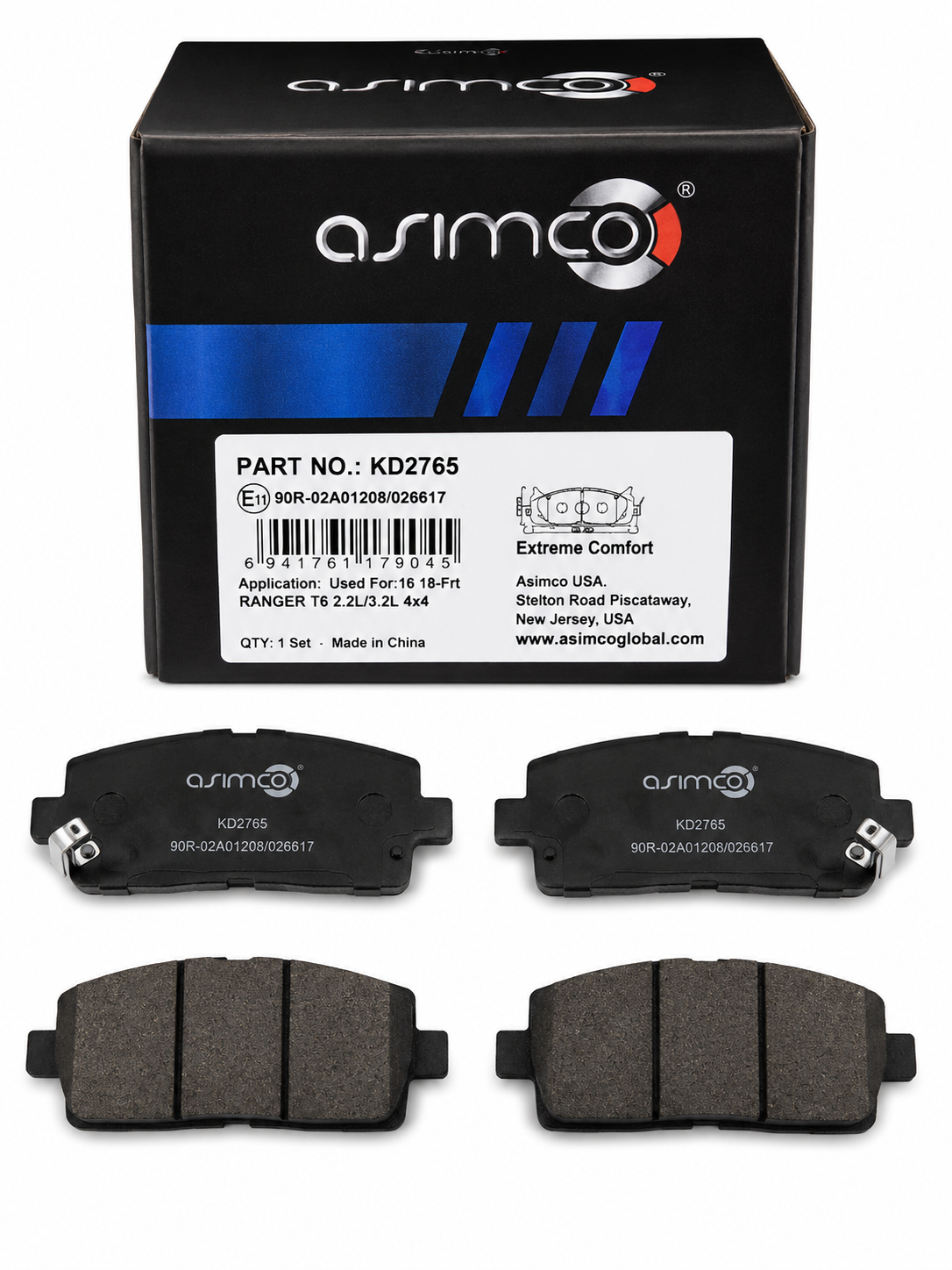 Plaquettes de Frein Asimco KD2765