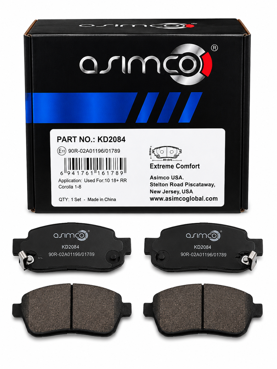 Plaquettes de Frein Arrière Asimco KD2084