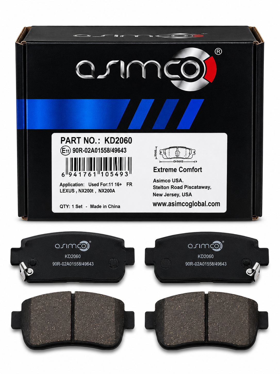 Plaquettes de Frein Avant Asimco KD2060