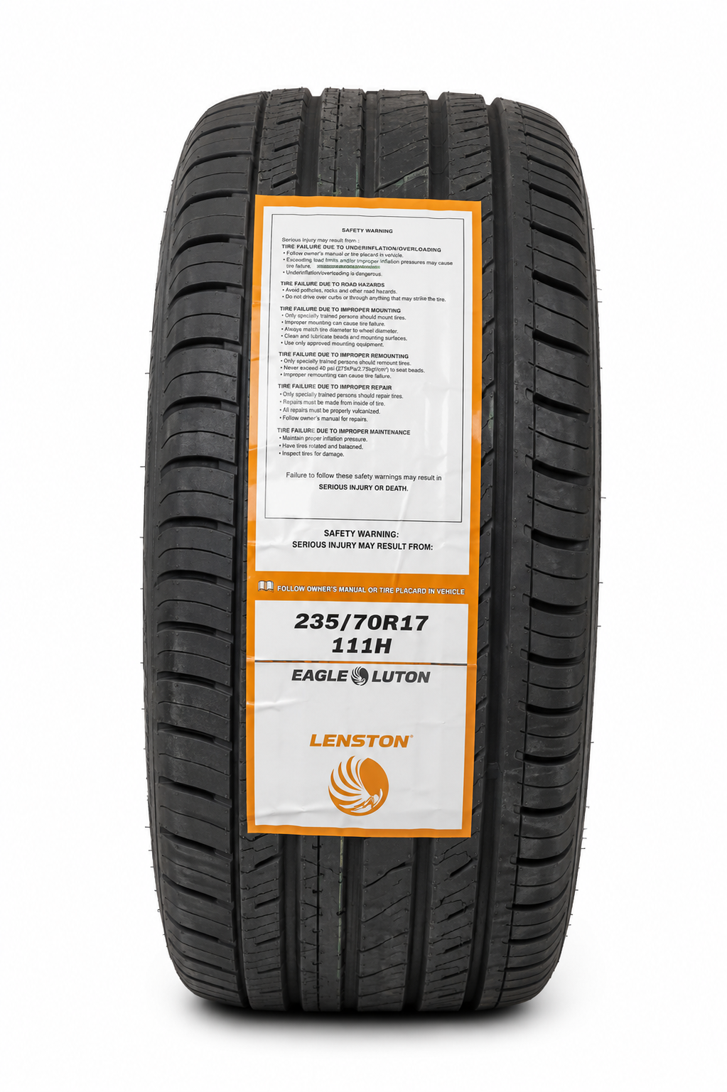 Pneu Lenston Eagle Luton 235/70R17 111H – Performance et Sécurité Routière