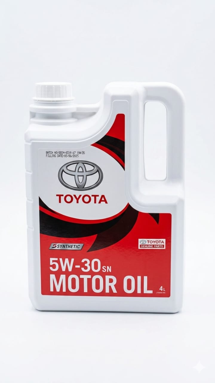 Toyota Huile Moteur 5W-30 SN Synthétique – Performance et Protection Maximale