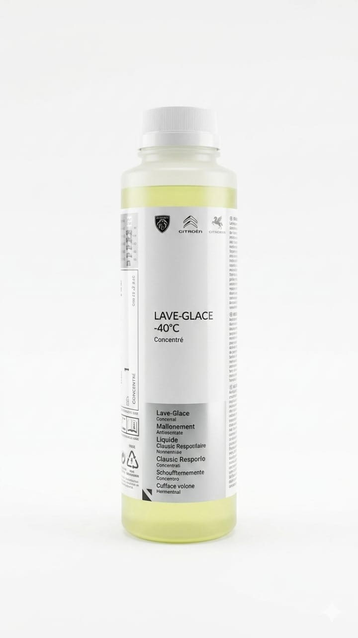 Lave-Glace Concentré -40°C Peugeot Citroën – Liquide Antigel Haute Performance